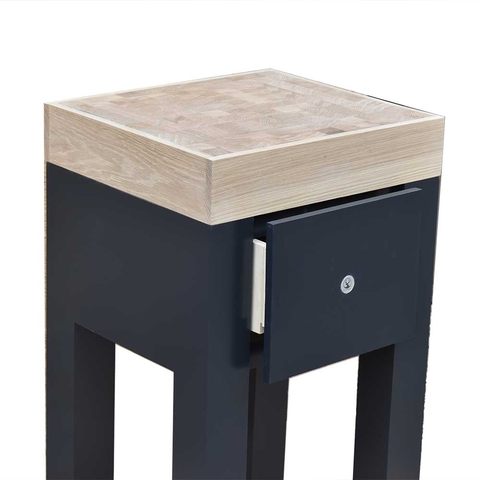 kitchen island butcher block with drawer