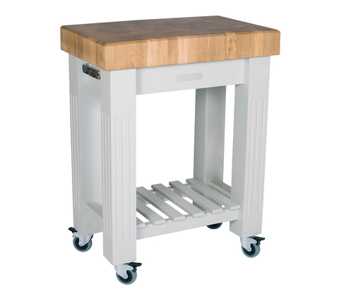 Add wheels for Butcher Block Table Available as Butchers Block Trolley
