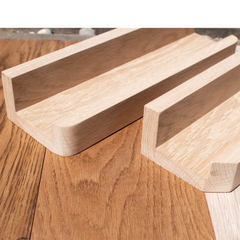 Rounded Square or angled Oak Ledge Options