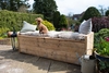Large Rustic Storage Bench