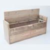 Natural distressed Storage Bench